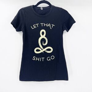 The 4th State Women's‎ Black Statement Tee T Shirt Size S